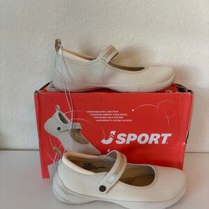 NWT Jsport Women's Melody Cream S5MDY99 Mary Jane Shoes Size 7.5